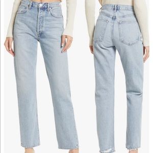 Agolde ‘90s Pinch High Waist Straight Leg Jeans NWT